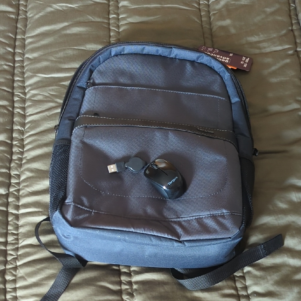 Targus Navy and Black Laptop Backpack